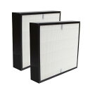 PUREBURG FL-C310 交換用フィルターカドー(cado)と互換性のある AP-C310 AP-C300E AP-C300 空気清浄機, 2枚セット H13 HEPA 集塵 脱臭一体型フィルター