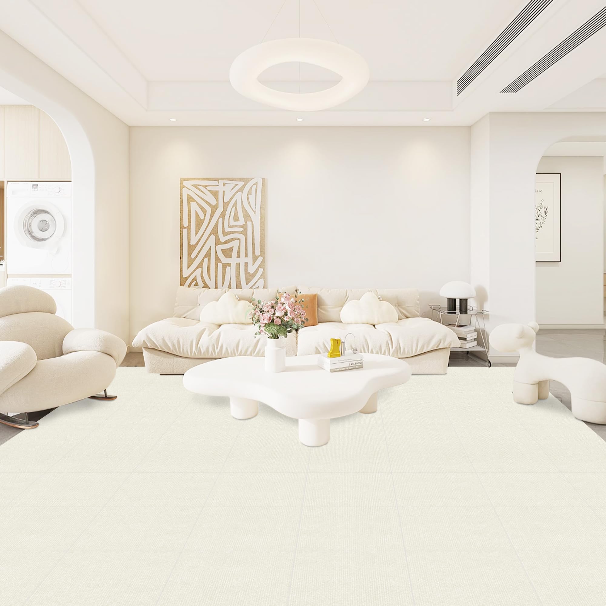 【 限定ブランド】タイルマット 防音 保護 フローリング マット ペット対応 ずれない Bolinker タイルカーペット 吸着タイルマット ジョイントマット 防音 マット 床 子供 ペット 足音 洗える 洗濯 【60枚入】30×30cm 薄さ4mm（クリ