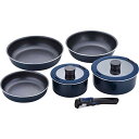 和平フレイズ 調理器具 フライパン5点セット スティージー IH対応 フライパン20・26cm ディープパン24cm 鍋16・20cm 着脱式ハンドル MA-9...