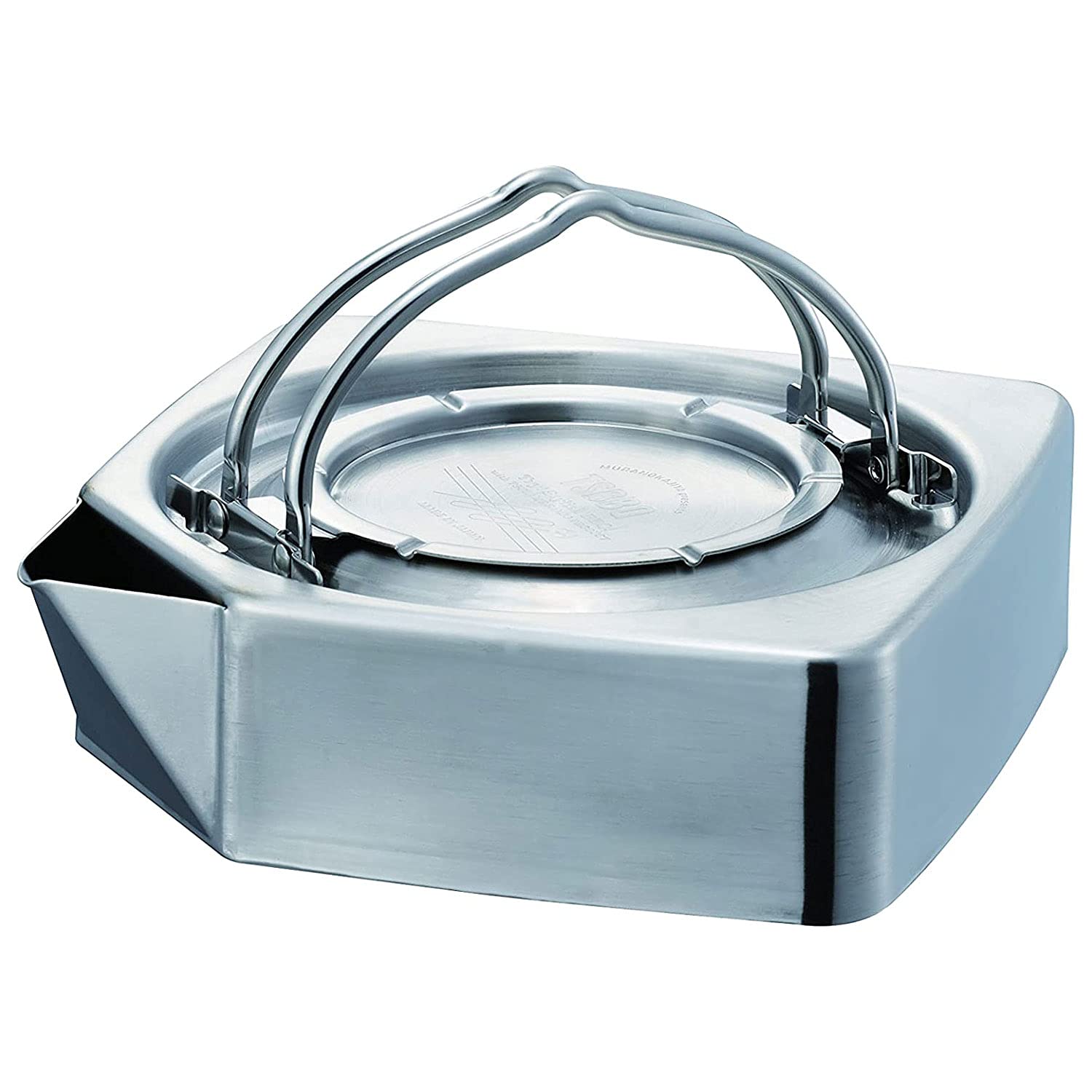 【燕三条製】TSBBQ スクエアケトル 0.7L TSBBQ-016 全ての熱源対応のステンレス製角型ケトル