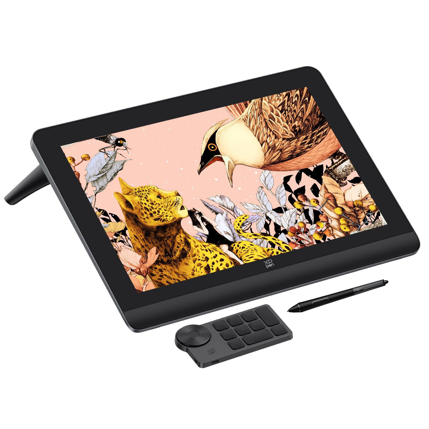 楽天松陰屋 楽天市場店XPPen 液タブ 16インチ 液晶タブレット X3 Proペン 2.5K解像度 イラスト制作 テレワーク ACK05左手デバイス付 Android Windows macOS対応「2年メーカー保証」お絵描きソフトウェア付 Artist Pro 16 （G