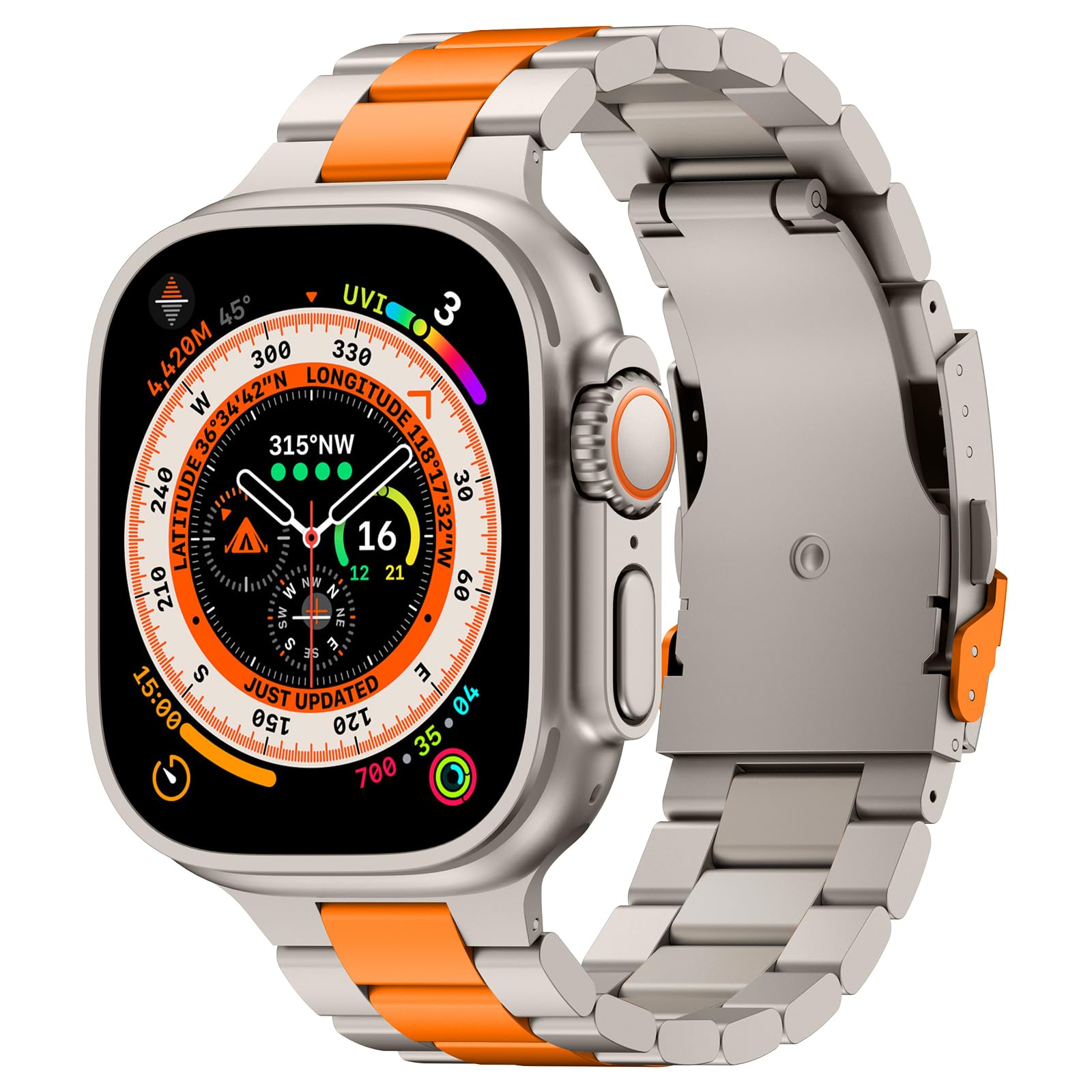 BinGeLi for Apple Watch �Х�� 49mm 46mm 45mm 44mm 42mm ���åץ륦���å� �Х�� ���ݡ��� ���� �٥�� ��...