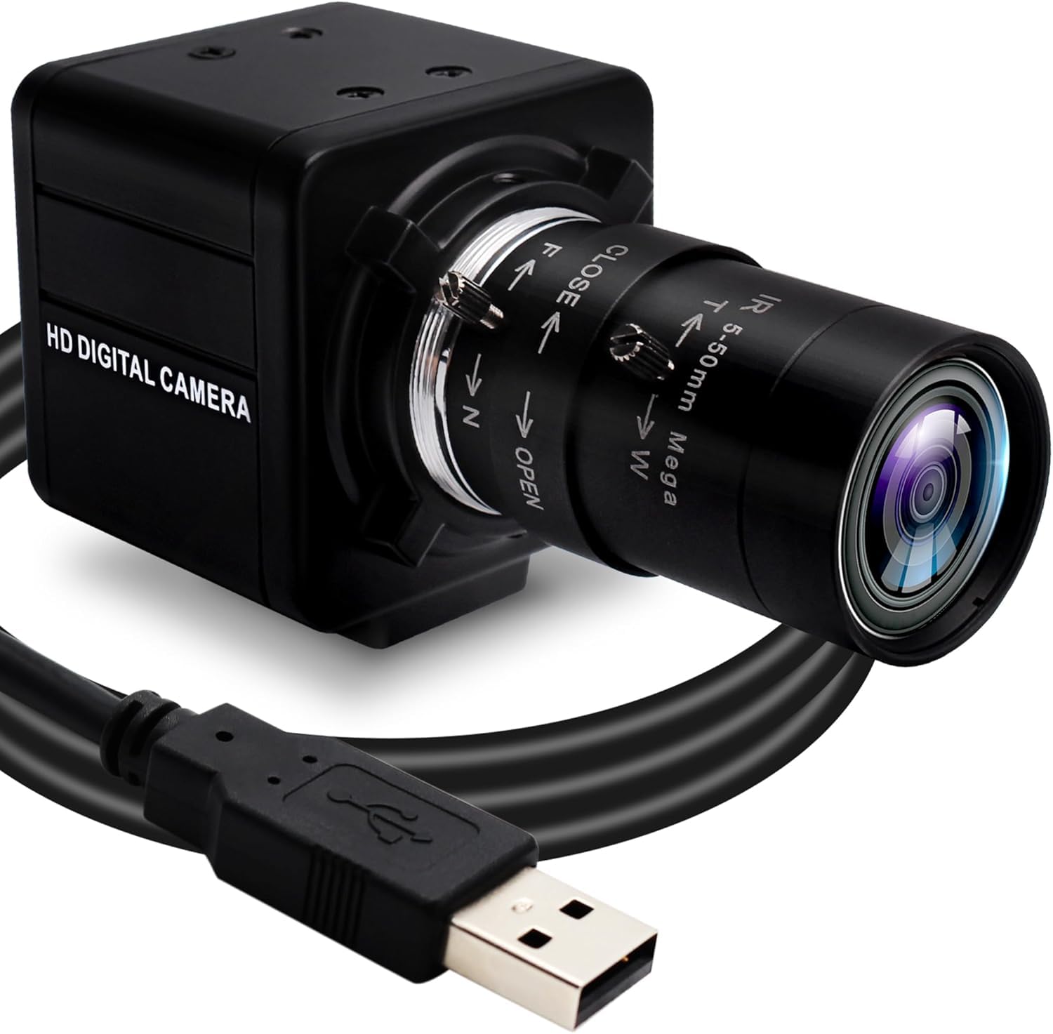 800 USB ޥ˥奢ե 8MP Web 5-50mm Ѿ CMOS IMX179 sensor ०֥ ץ饰ɥץ쥤PCǥȥåץåץȥå USB8MP02G-MFV(5-50)