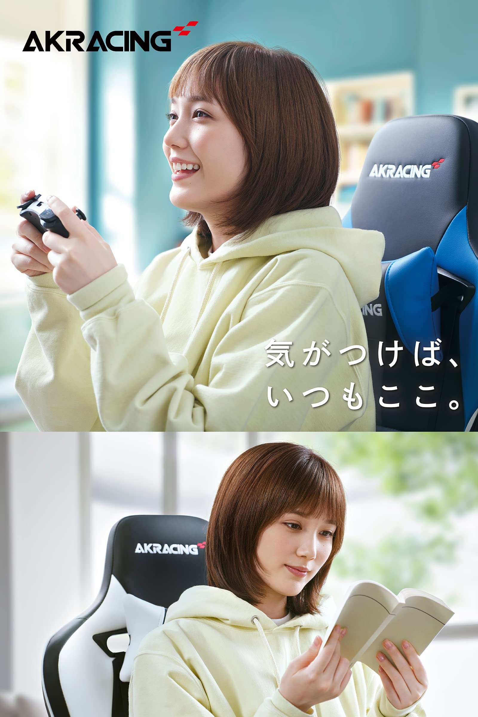 AKRacing ゲーミングチェア デスクチェア グリーン 緑 Nitro V2 高耐久PUレザー 180度リクライニング 在宅 リモート 5年保証