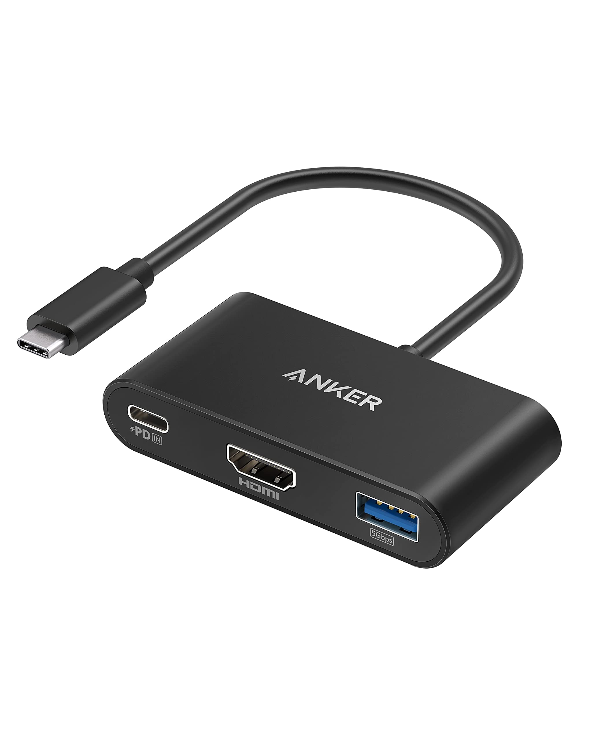 Anker PowerExpand 3-in-1 USB-C ϥ 4Kб HDMIϥݡ 90Wѥ롼 PDб USB 3...