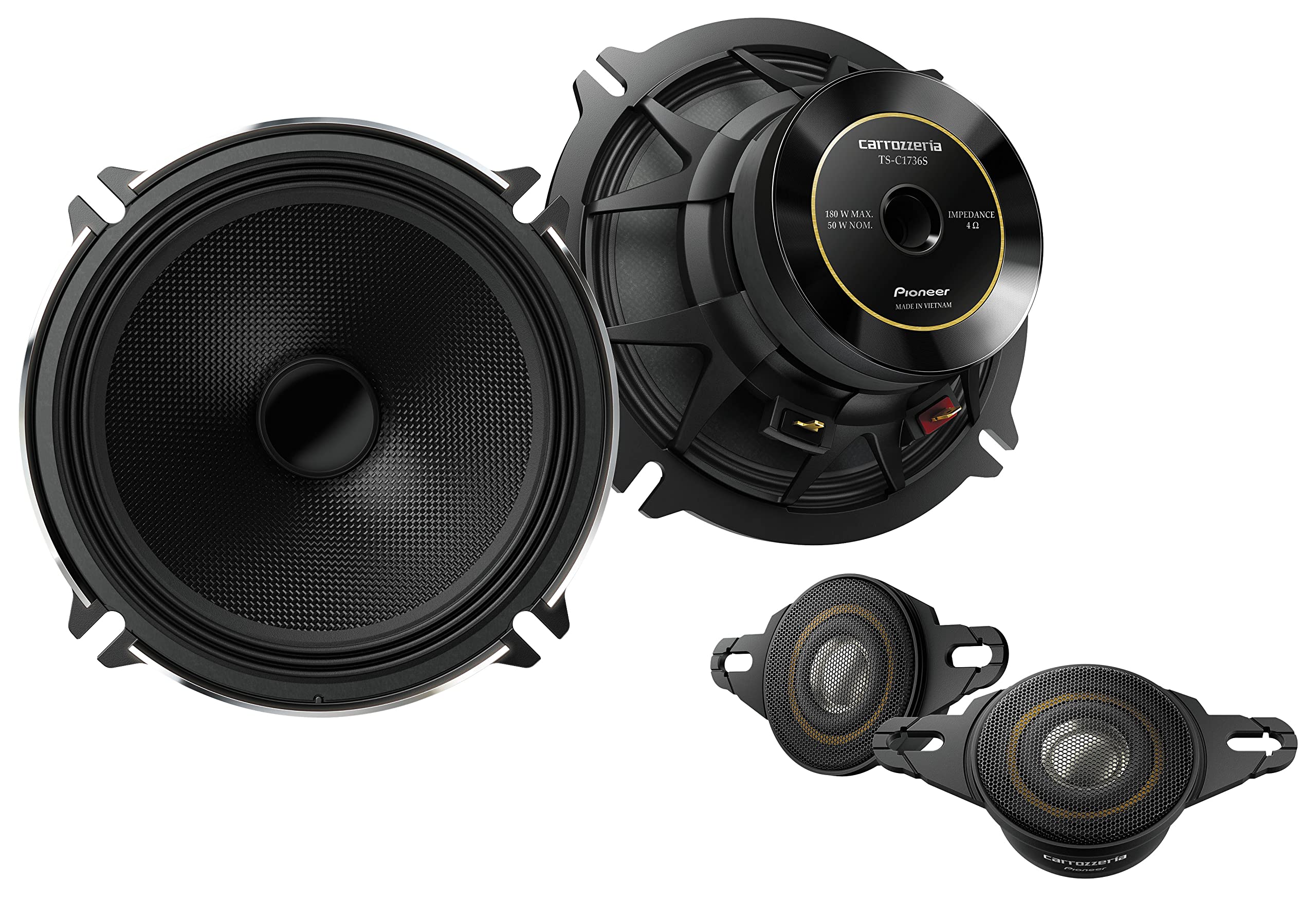 樂天商城 - Pioneer スピーカー TS-C1736S-2 17cm カスタムフィット セパレート 2ウェイ ハイレゾ対応 カロッツェリア