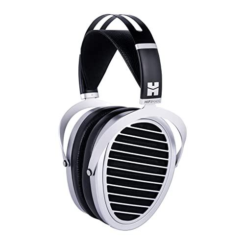 HiFiMAN Ananda Nanoオープンバックオーバーイヤー平面磁気Hi-Fiヘッドフォン ステルスマグネットとナノメーターの厚さダイアフラム付き シルバー【国内正規品】