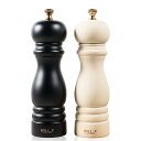 ペッパーミル ソルトミル スパイスミル 手動 木製 塩 胡椒挽き 結晶塩 岩塩 香辛料 粗さ調節可 天然素材 無垢材 オーク材製 調味料ミル セラミック研磨芯 ...