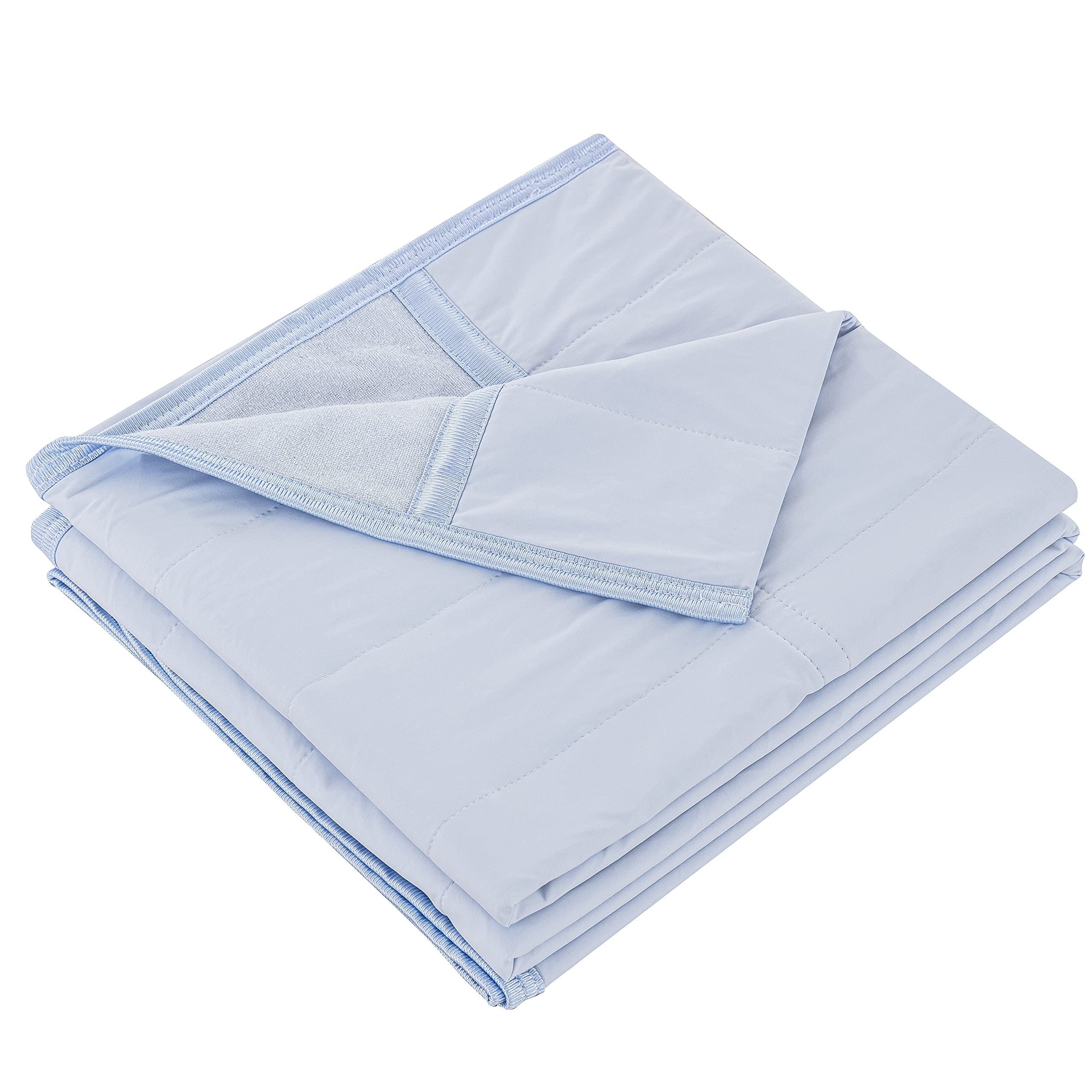 ニット冷感 クールケット 接触冷感 リバーシブル Q-MAX0.45 エアーケット シングルサイズ 140x190cm 冷感ケット ひんやり タオルケット クールパス 冷感 クールケット 夏用 洗える 吸水速乾 ブルー