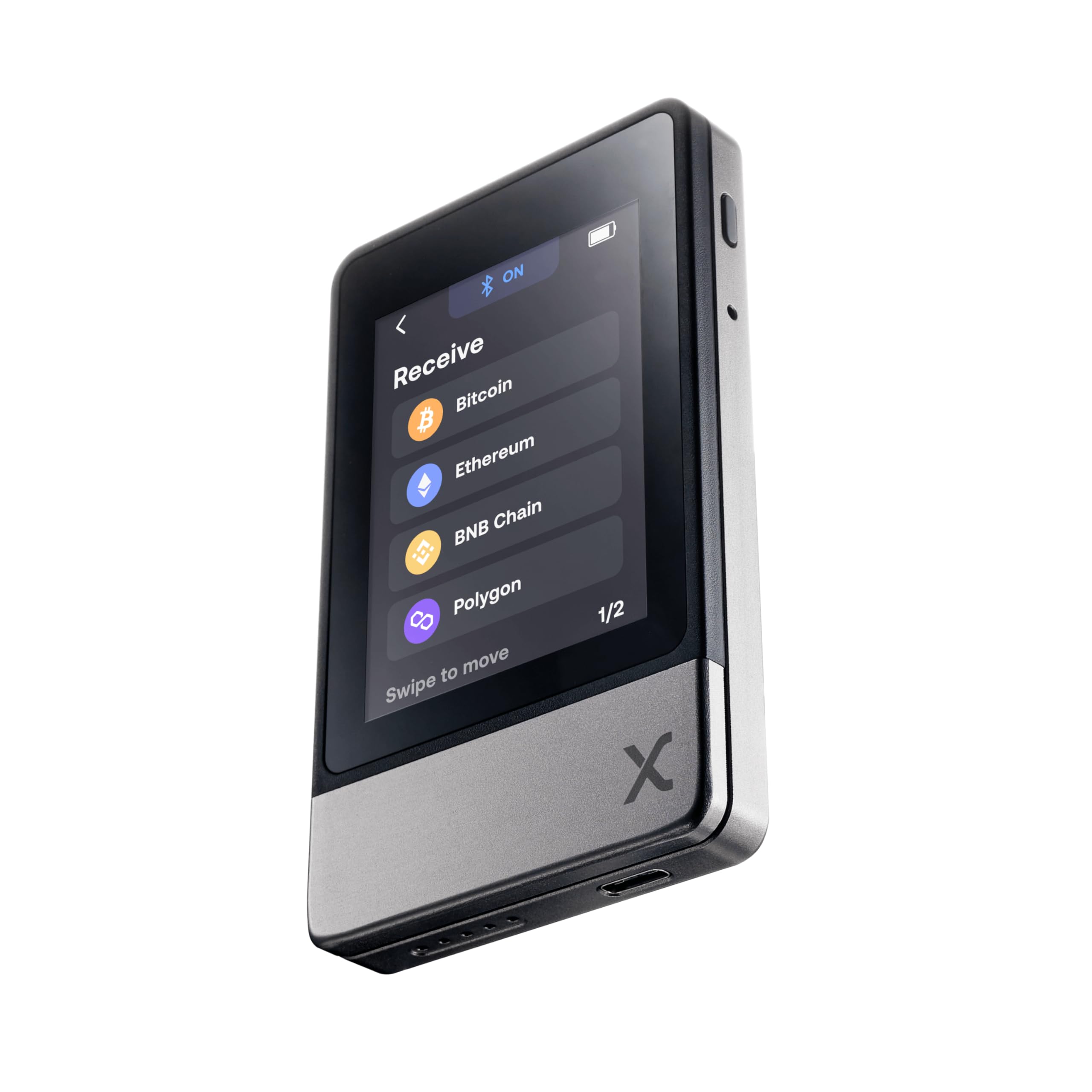 SecuX Neo-X 仮想通貨ハードウェアウォレット - Bluetooth対応 - タッチパネル - ビットコイン イーサリアムなどを簡単に管理