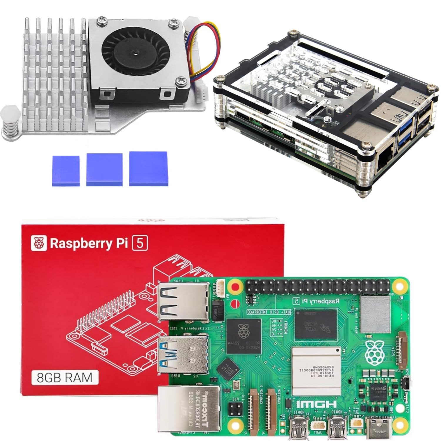 Vesiri Raspberry Pi 5 8GB Starter Kit Ŭб raspberry pi 5 kit 饺٥꡼ѥ5 8gbܡ+ƥѥҡȥ+9إ 饺٥꡼ѥ5å(raspberry Pi