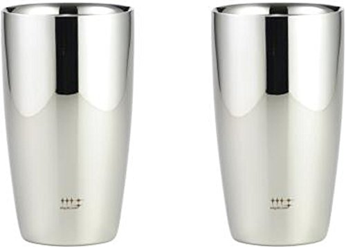 樂天商城 - ヨシカワ 日本製 タンブラー ステンレス 二重構造 シルバー 370ml 2pcs 磨き屋シンジケート YJ1193