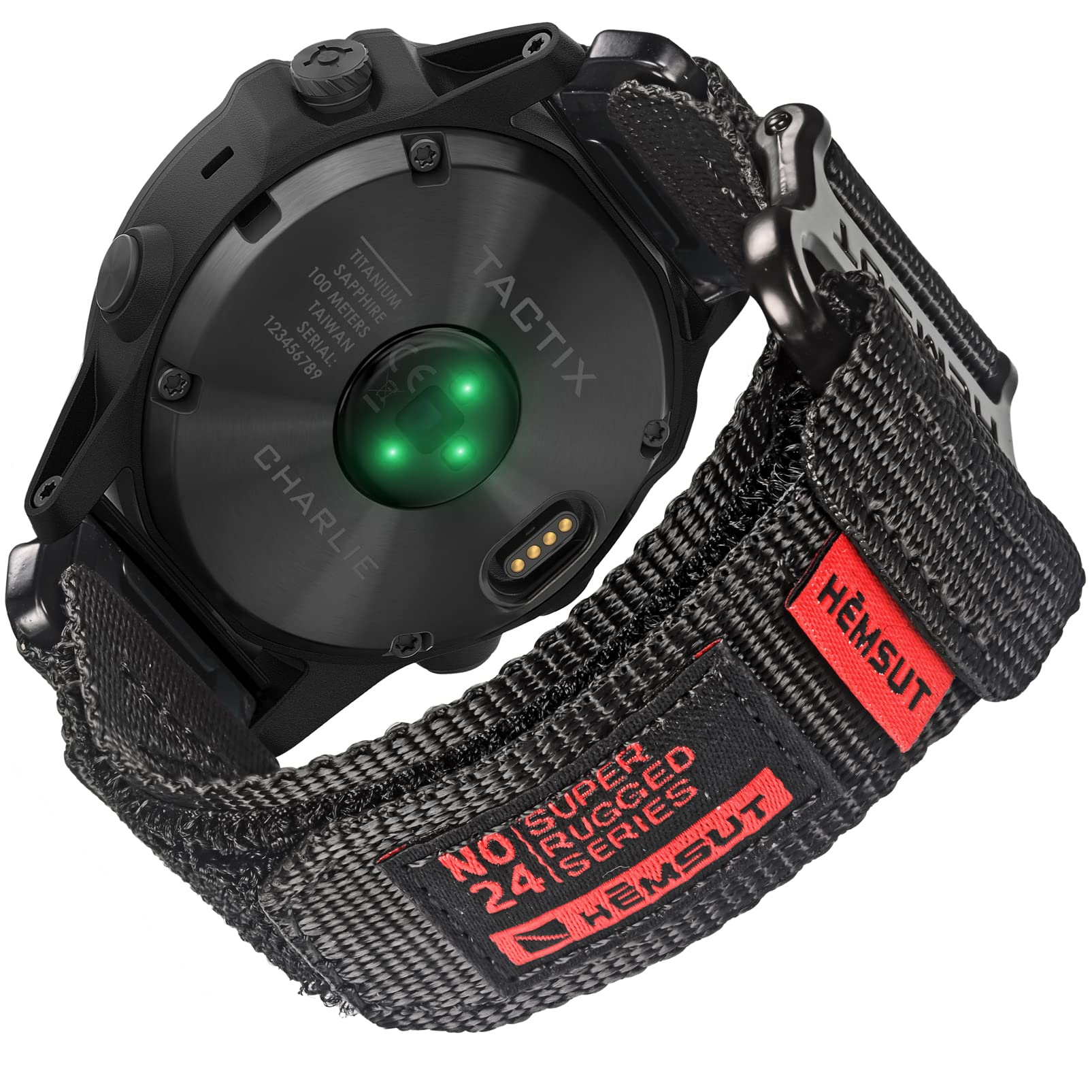  ガーミンバンド ガーミンナイロンスポーツベルト 20MM Garmin Fenix 7S / Fenix 6S / Fenix 6S pro/Fenix 5S / Fenix 5S plus/Descent Mk2Sなどに対応 アップ