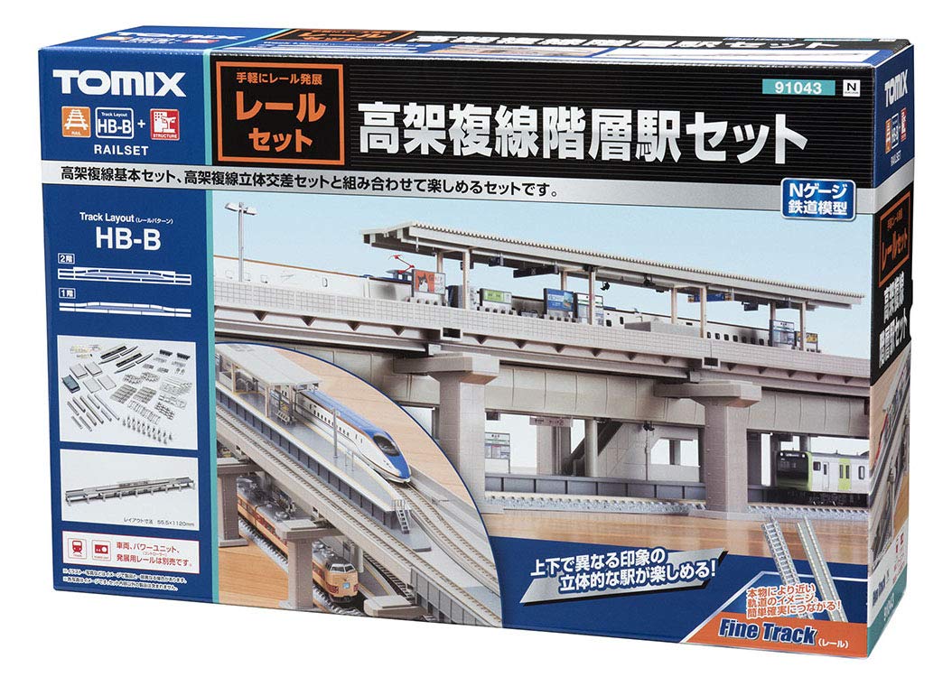 楽天市場】tomix 高架複線立体交差セットの通販