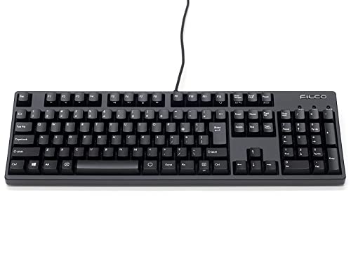 FILCO Majestouch 3 フルサイズ PBT2色成形キーキャップ 日本語配列かなナシ CHERRY MX茶軸 Nキーロールオーバー アサギキープラー付 マットブラック FKBN108M/NMB3-AKP