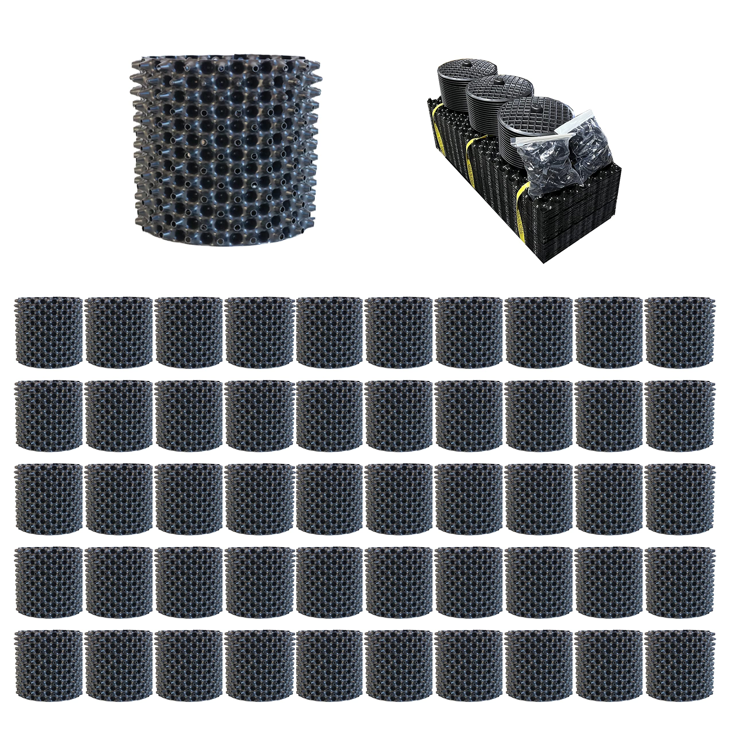 南榮工業(Nan-a Corporation) ルートプラスポット 12L 50個セット ブラック  ...