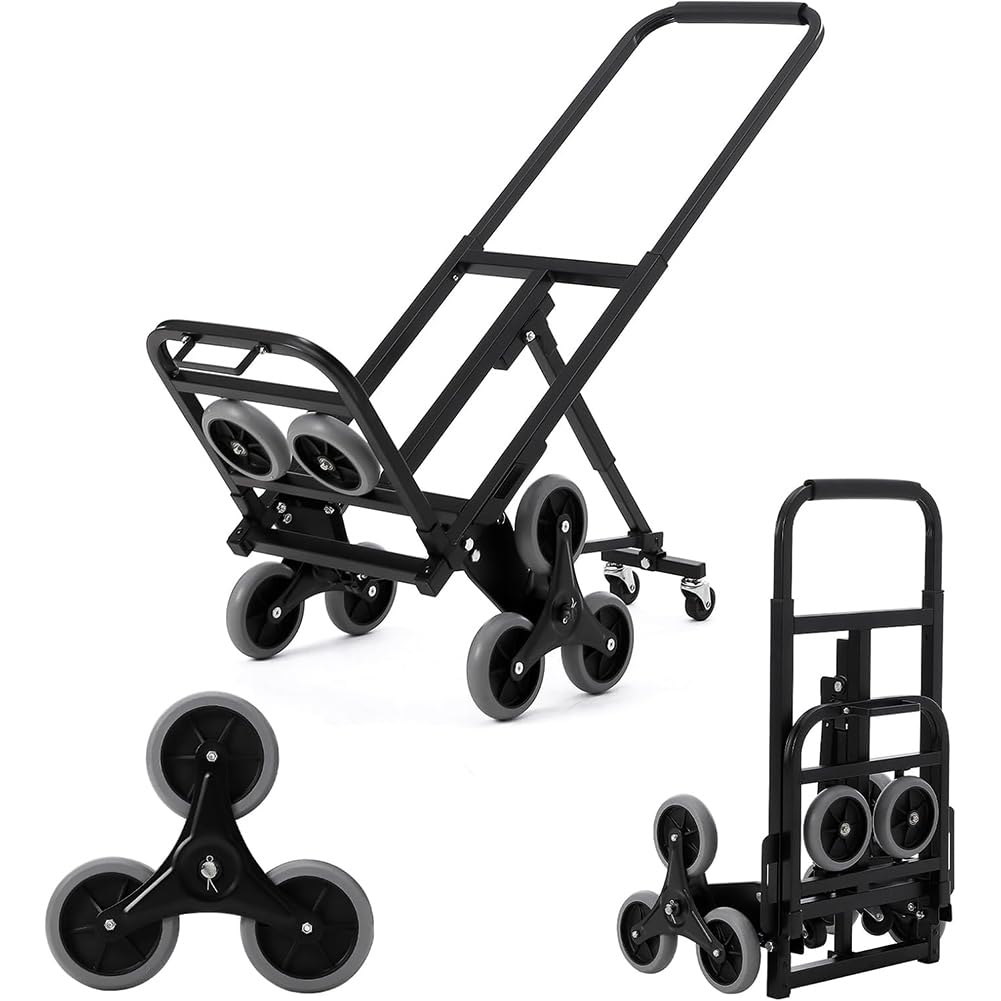 楽天松陰屋 楽天市場店JZOOOZ 【2025最新型】台車 キャリーカート ハンドトラック 階段 台車 サイズ：33x46x110cm折りたたみ台車 高さ調節 軽量 小さい 荷物運搬 倉庫、農業、輸送、ショッピング、防災用、引っ越し、 旅行、キャンプ アウトドア 階段登り神器