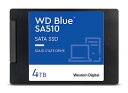 楽天松陰屋 楽天市場店Western Digital ウエスタンデジタル WD Blue SATA SSD 内蔵 4TB 2.5インチ （読取り最大 560MB/s 書込み最大 520MB/s） PC メーカー保証5年 WDS400T3B0A-EC SA510 【国内正規取扱代