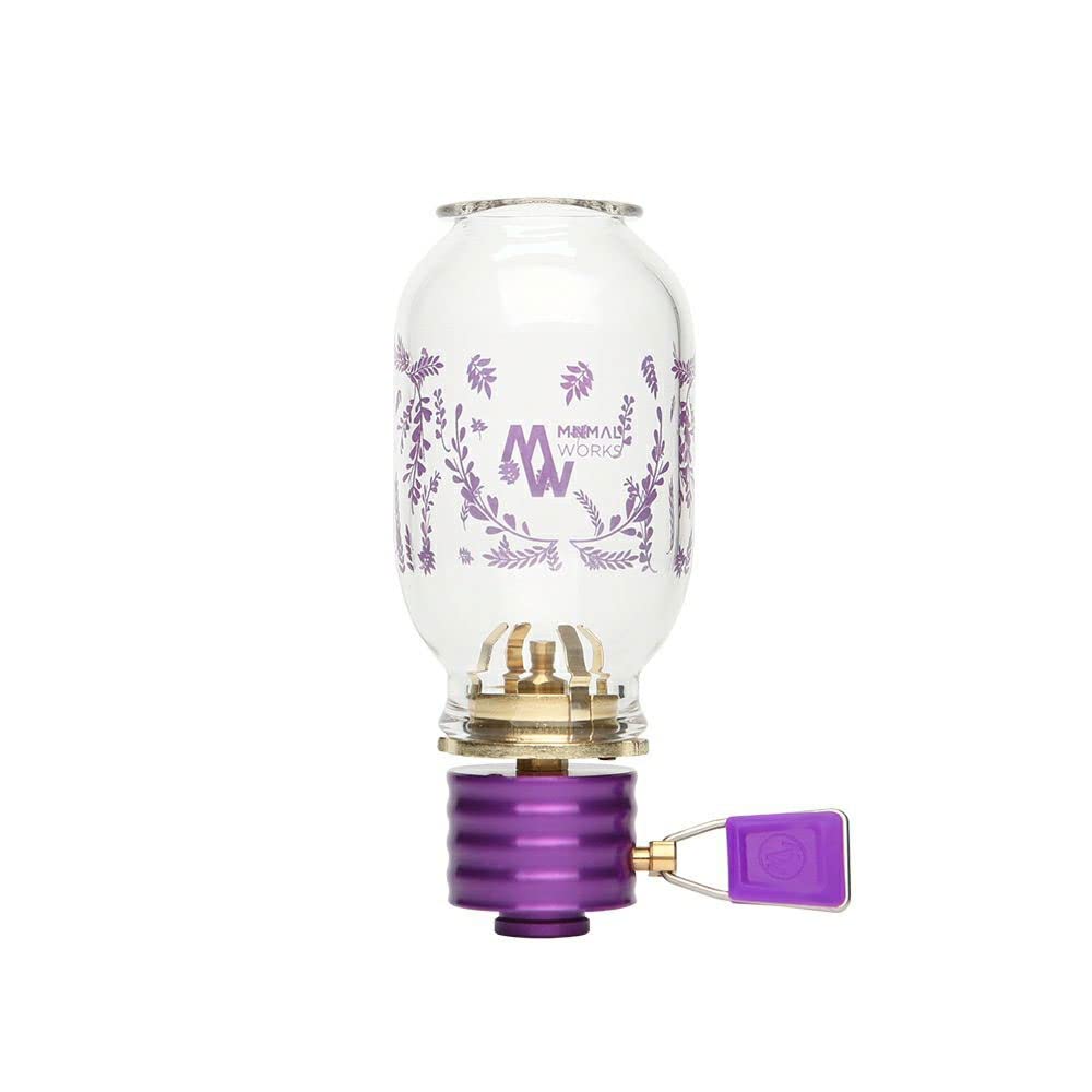 楽天松陰屋 楽天市場店【日本総代理店UNBY】MINIMAL WORKS （ミニマルワークス） EDISON LANTERN - AURORA エジソン ランタン - オーロラ ランタン ガス ハンドメイド ガラス アウトドア キャンプ キャンプ用品 明るい おしゃれ かわいい