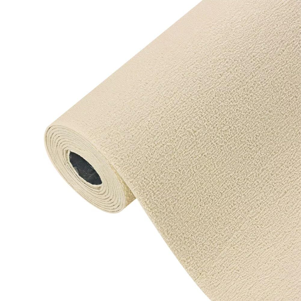 QD-BYM 壁紙シール のり付き ざらざら壁貼れる 50cm*30m 賃貸OK 10倍以上の厚さ 厚手2mm 補修 織物調 クロス 3D アルミシート断熱 防音 防カビ 破れにくい 汚れ・キズ防止 DIY壁紙 イエロー リフォームシール