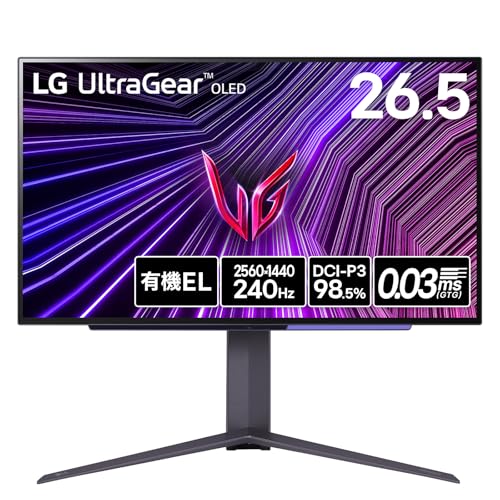 VGP2024 Summer ߥ/ޡLG ߥ ˥ UltraGear OLED 27GS95QE-B 26.5/WQHD(25601440)@240Hz/ͭEL/0.03ms(GTG)/DisplayHDR Tru
