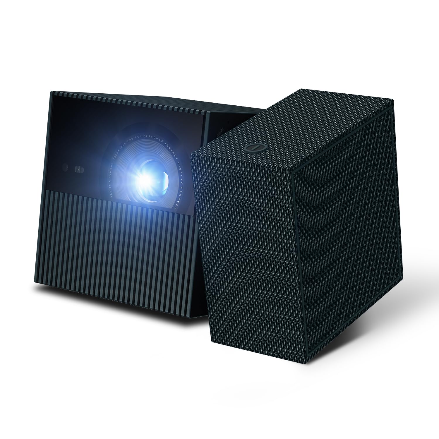 TCL PlayCube 750 ISO 1080P FHD LED 小型 プロジェクター/Netflix認定/GoogleTV ポータブルプロジェクター/ルーメン / 4K対応 / 内蔵66Whバッテリーで最大3時間再生可能 / 最大150インチスクリー