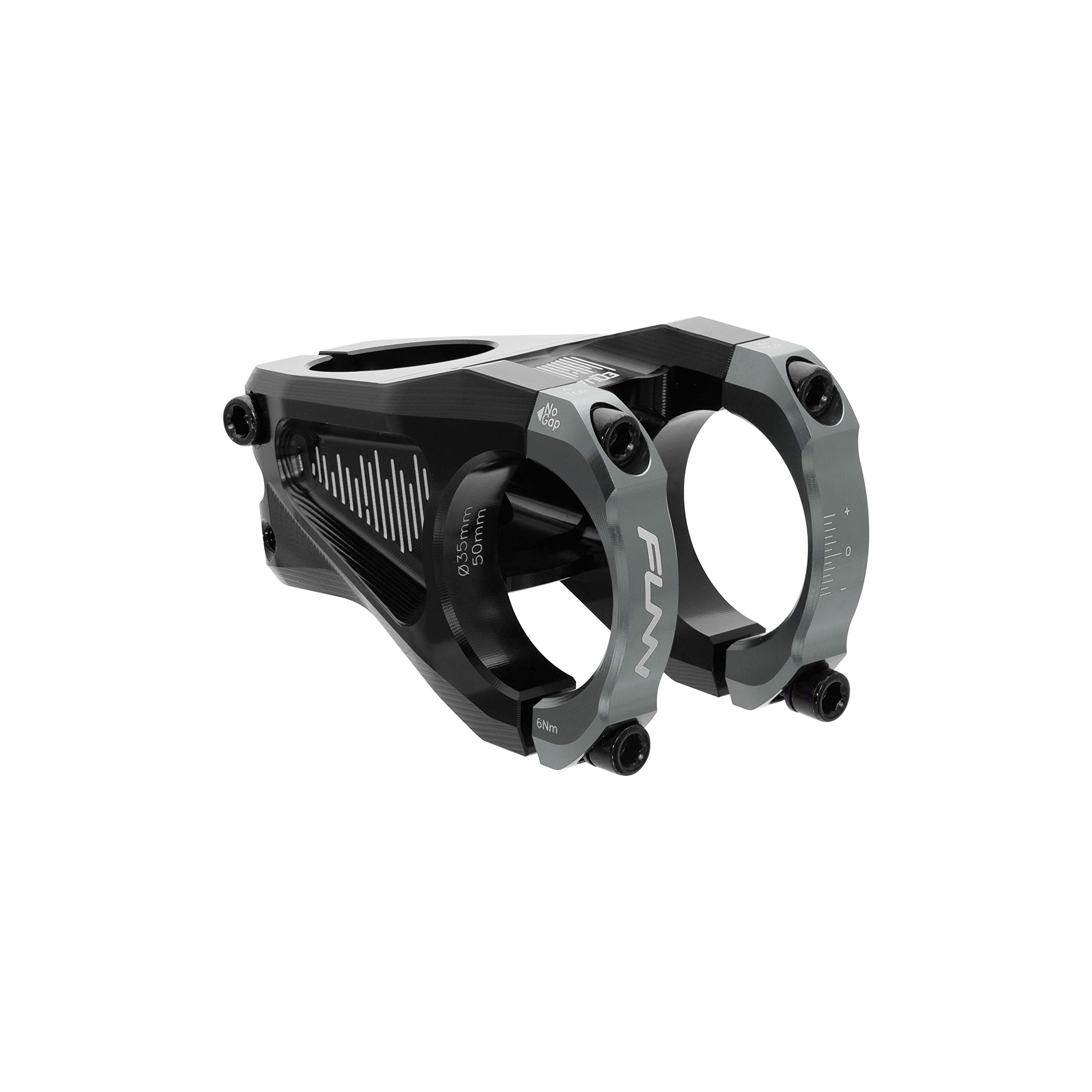 樂天商城 - Funn イコライザー 自転車ステム 10mmドロップまたはライズ 35mmバークランプ (長さ50mm、グレー)
