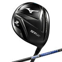 MIZUNO(ミズノ) ゴルフクラブ ST-X 220 チタンフェアウエーウッド メンズ 右利き用 【カタログ純正シャフト装着モデル】 TOUR AD GM F カーボンシャフト 番手/3番 ロフト角/15度 フレックス/S 5KJTB49753
