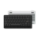 LOFREE Edge ロープロファイル メカニカルキーボード、75% 充電式 Bluetooth および有線接続 (Windows、Mac OS/POM スイッチ 2.0 対応)、カーボンファイバー トップケース、Mg 合金ボトムケース (メタリックシル