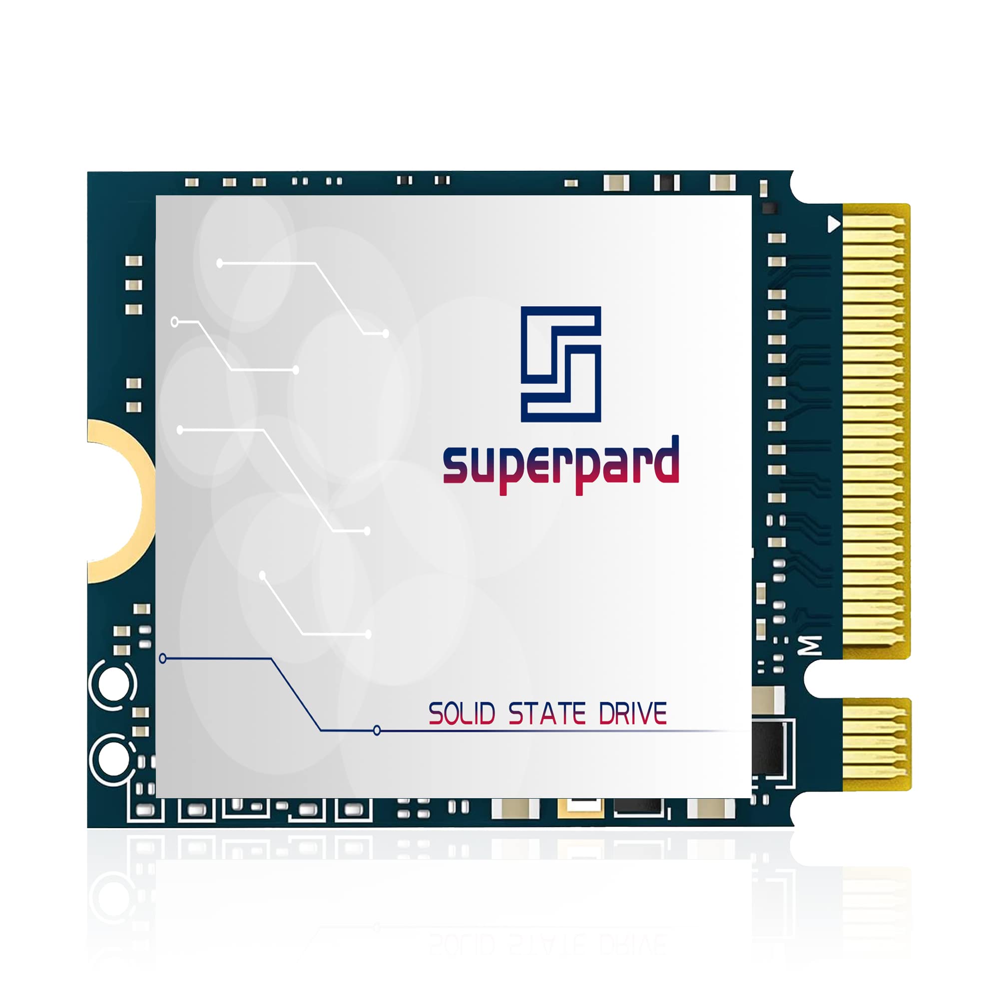 Superpard SSD 1TB NVME M.2 2230 PCIe Gen 3.0x4 30mm 内蔵型 ゲームSSD Steam Deck Surface Pro Dell Lenovo HP Ultrabookなどノートパソコン/デスクトップパソ