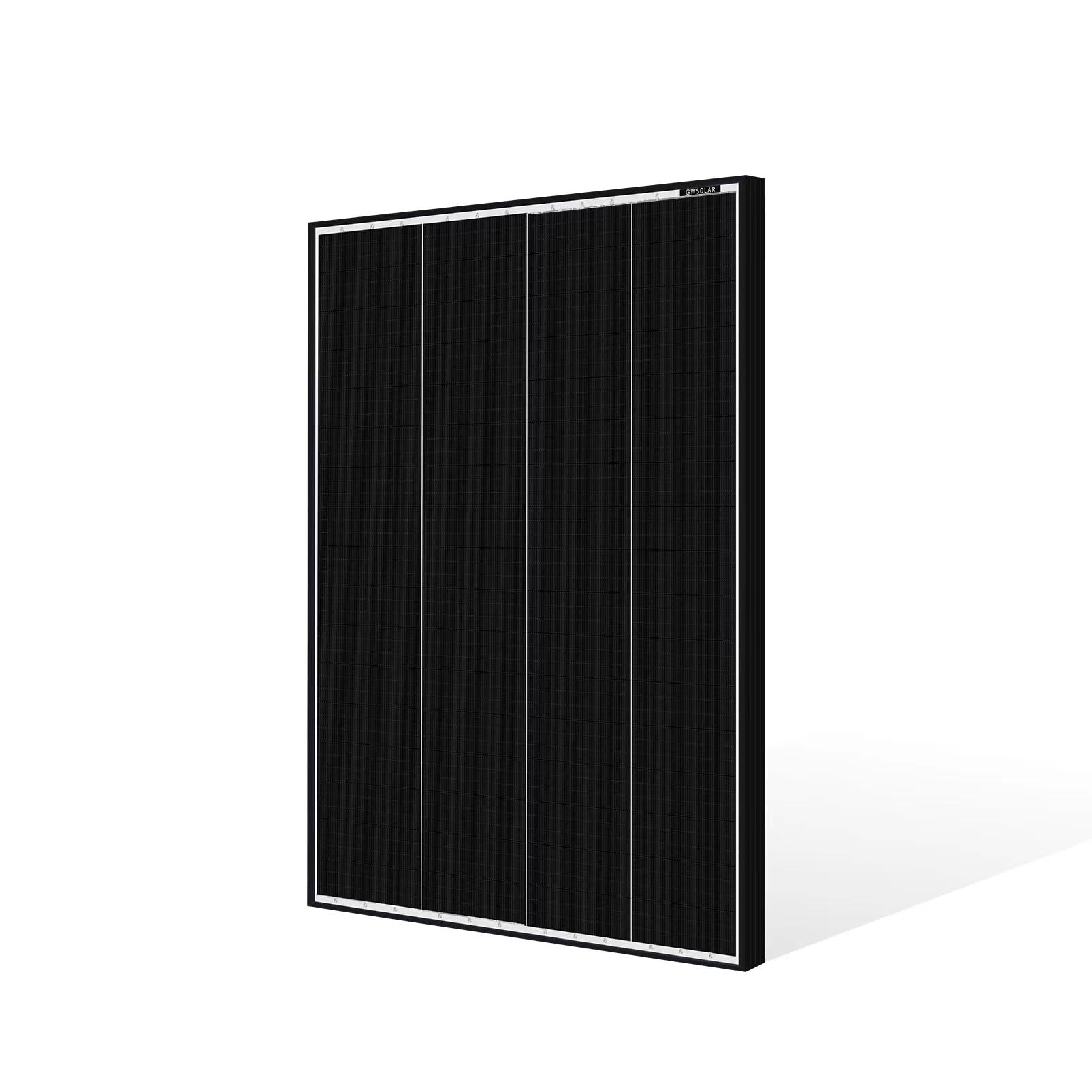 影に強い!! GWSOLAR 42W ソーラーパネル【12V充電用・逆流防止ダイオード内蔵・影に強い理由: 4列のセル列を並列で構成する独自設計】単結晶 PERC ソーラーパネル/汚れに強い Off-gridシリーズ/スモールサイズ・パワフル発電・次世代型