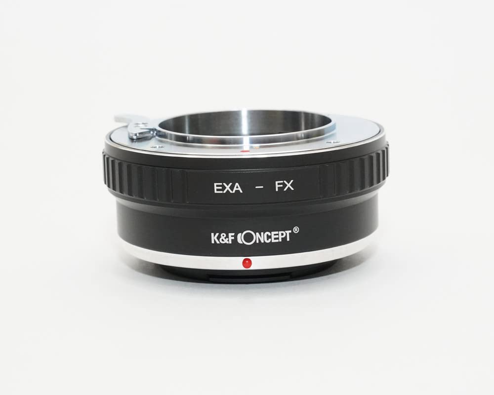 K&F CONCEPT exakta エキザクタ -フジX FX マウントアダプター レンズクロス付 exa-fx (KFFX)