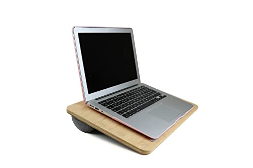 PEPE - 膝上テーブル PC、ノートパソコンデスク ベッド 竹製、クッションテーブル タブレット、ノート..