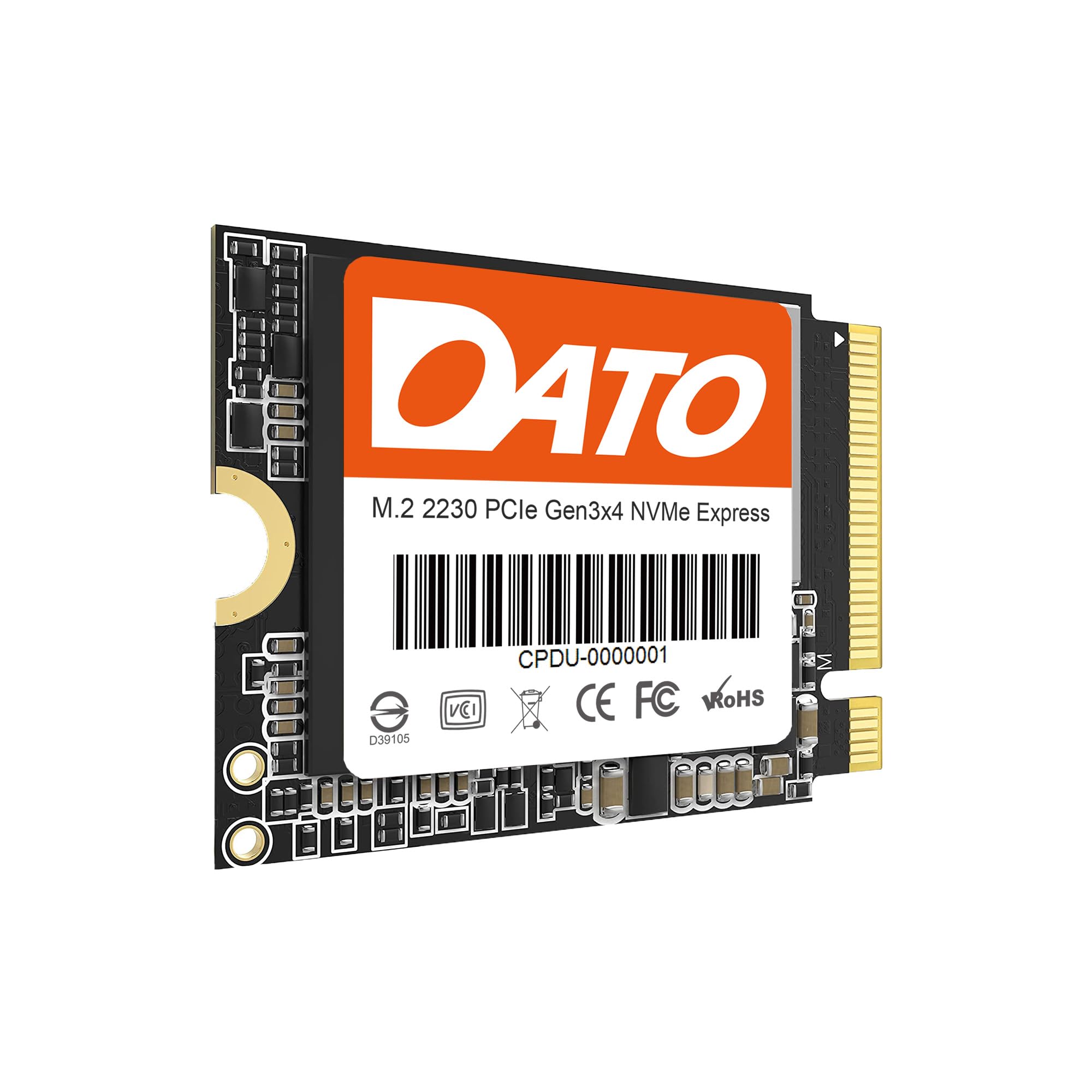 DATO(����) SSD ��¢ DP330 M.2 2230 PCIe Gen3 x 4 NVMe 512GB ��¢����åɥ��ơ��ȥɥ饤�� (����2500/1700 MB/s), Steam�ǥå�/ROG Ally/Surface Pro8, Pro7+