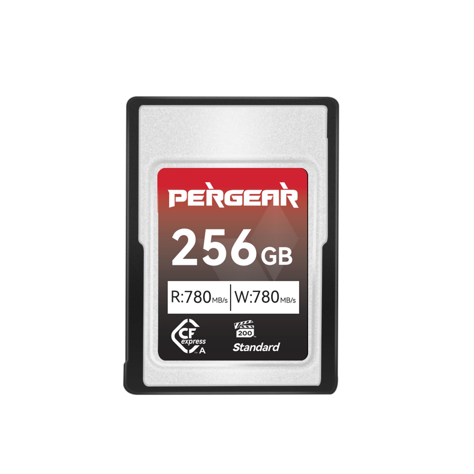 Pergear 256GB CFexpress Type A メモリカード 最大 780MB/秒の読み取り速度 780MB/秒の書き込み速度で 4K 120P、8K 30P 録画に対応 (Standardシリーズ) (256, GB) 5年間メーカー保証