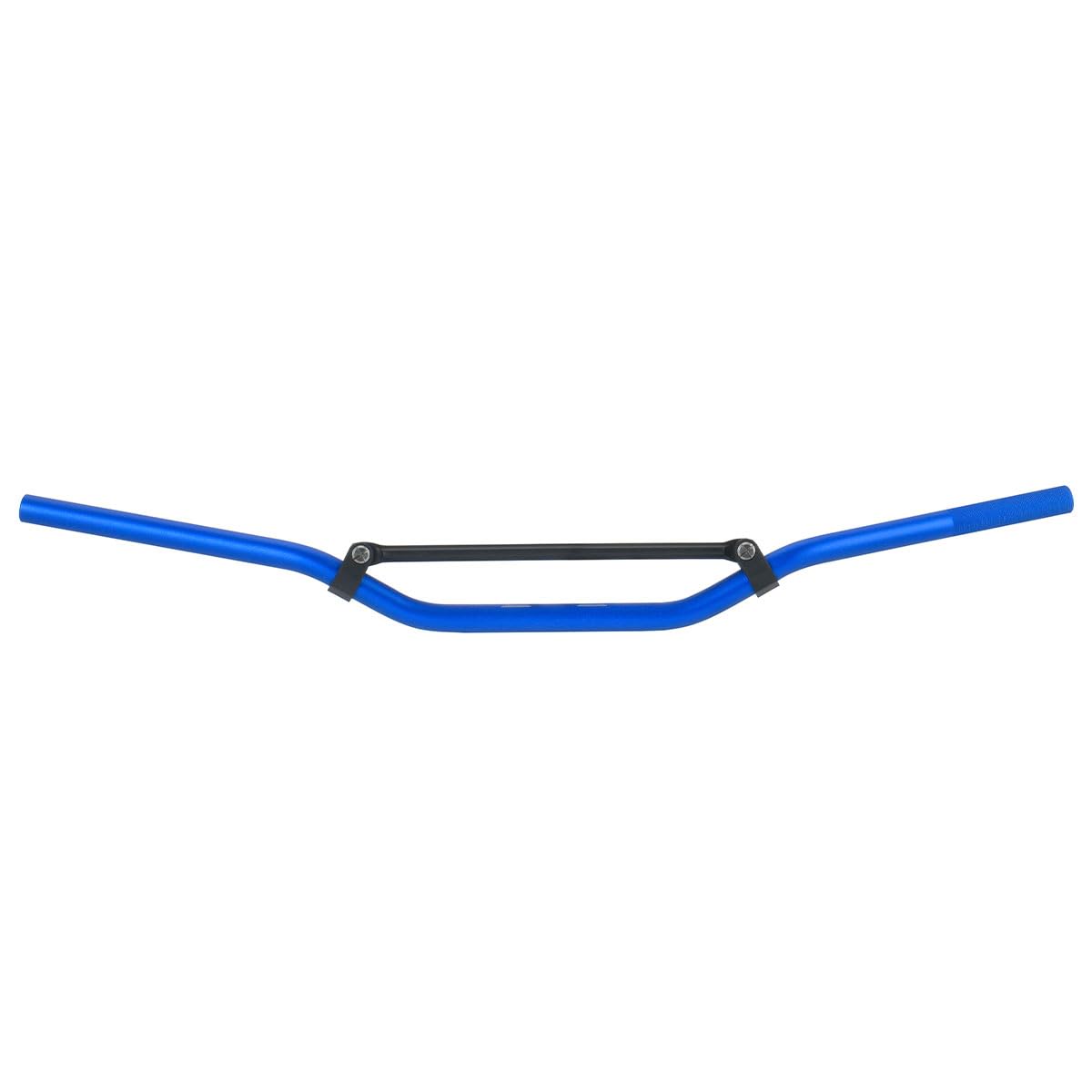 樂天商城 - ジータレーシング(ZETA RACING) SEROW250等 COMPハンドルバー Motard-Low スタンダード径(22.2mm) 汎用 幅:800mm 高さ:80mm 引き:62mm バーエンドキャップ付属 ブルー F4387(旧品番:ZE07-