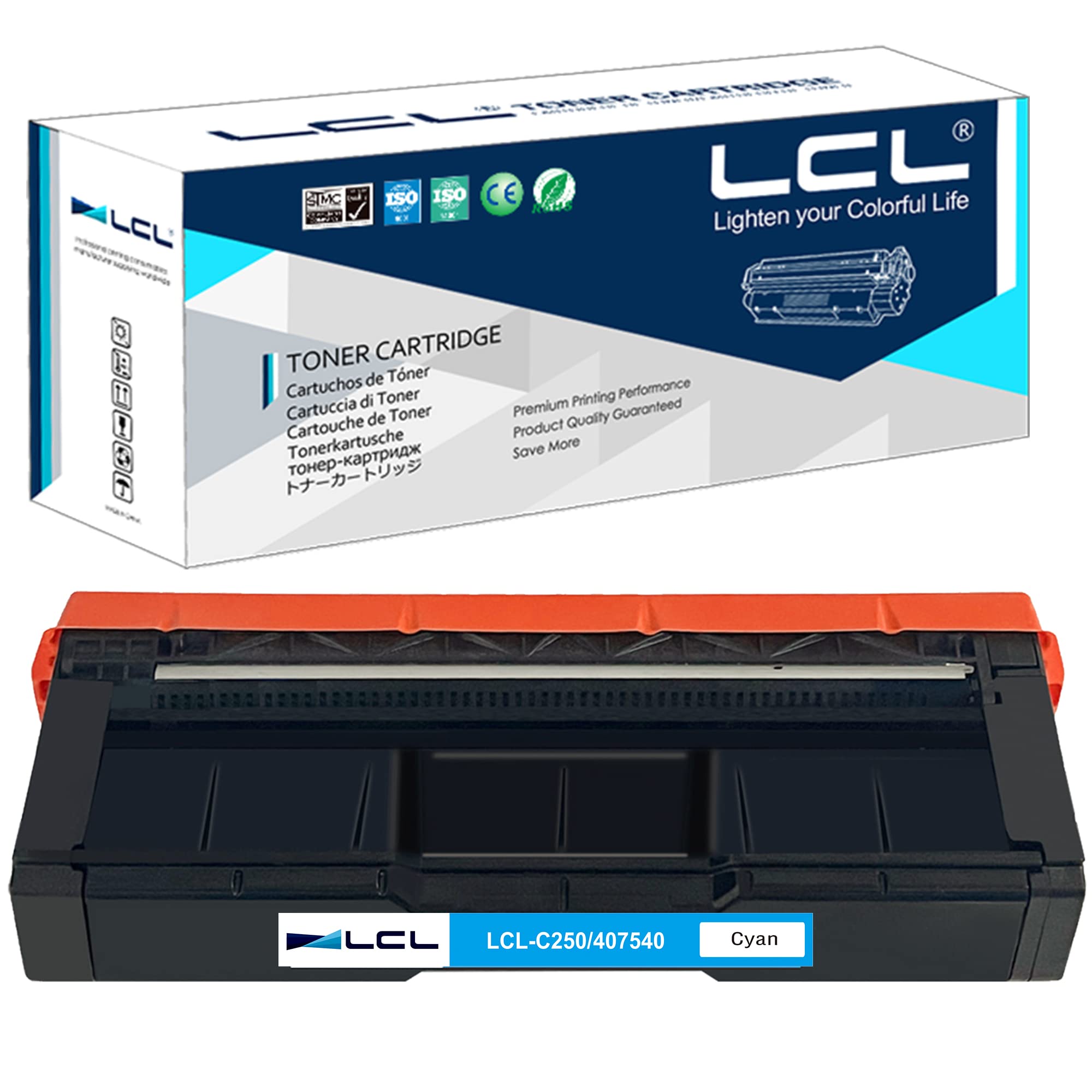 LCL RICOH用 リコー用 C200 C250L C250SFL C260L C260SFL 600569 再生トナーカートリッジ (1パック シアン) 対応機種:Ricoh Ipsio sp C200/SP C250L/SP C250SFL/SP C