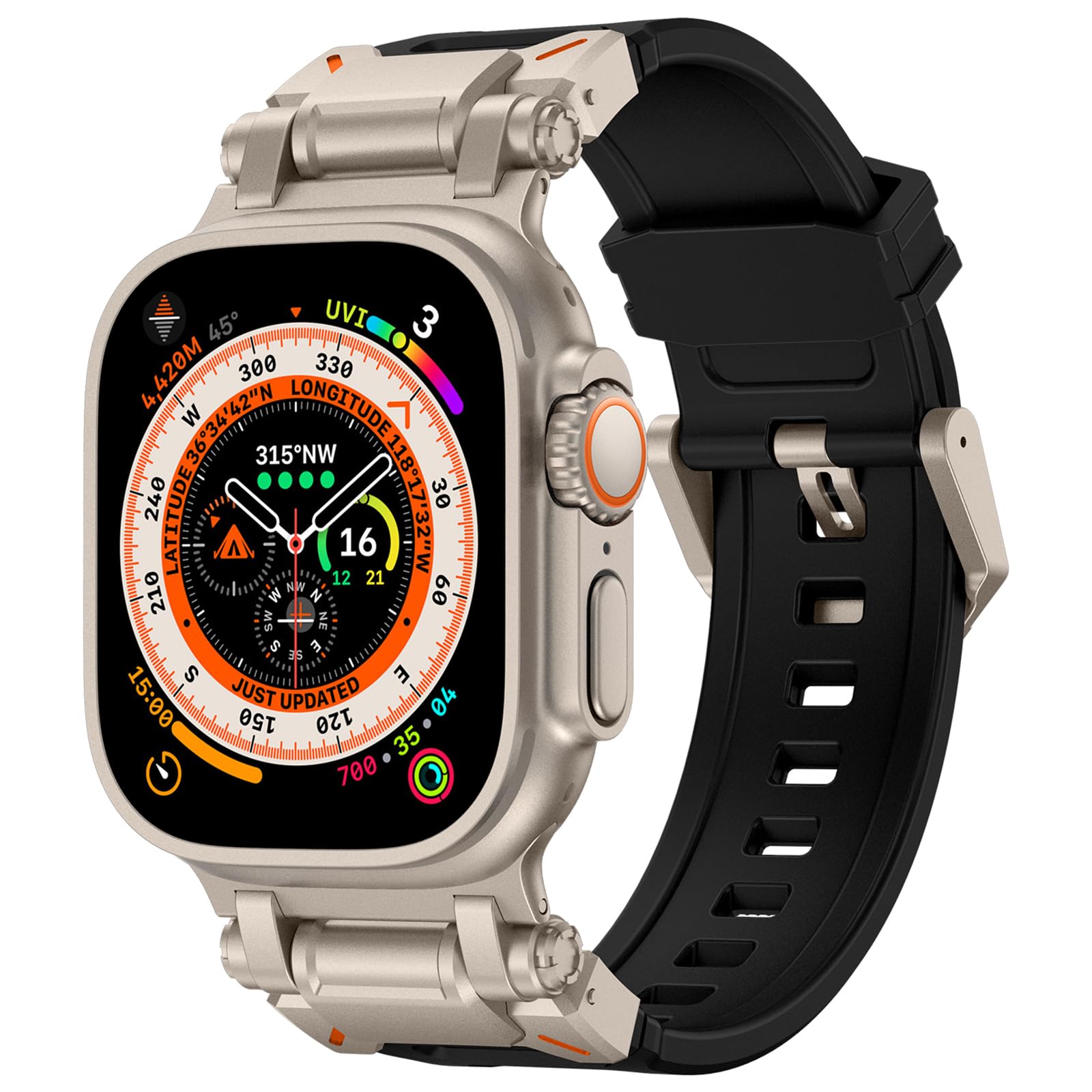 BinGeLi ����ѥ��֥� Apple Watch �Х�� 49mm 46mm 45mm 44mm 42mm ���åץ륦���å� ���ݡ��� �Х�� TPU ��...