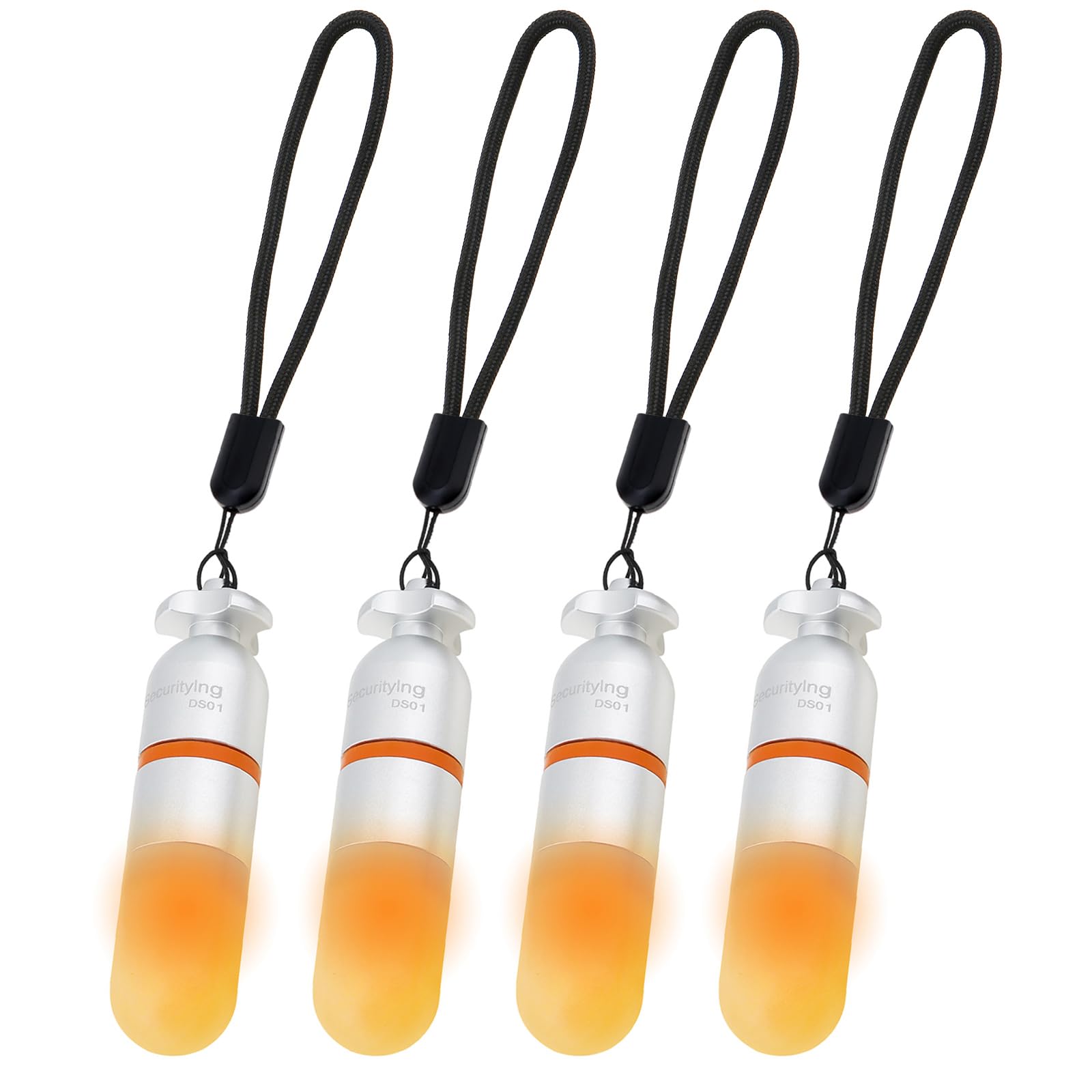 SecurityIng 水中ライト ダイビング 4個セット 150M防水 ダイビング ビーコン 単四電池付属 高輝度 ダ..