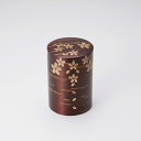 冨岡商店 樺細工 総皮茶筒 桜 L 002073
