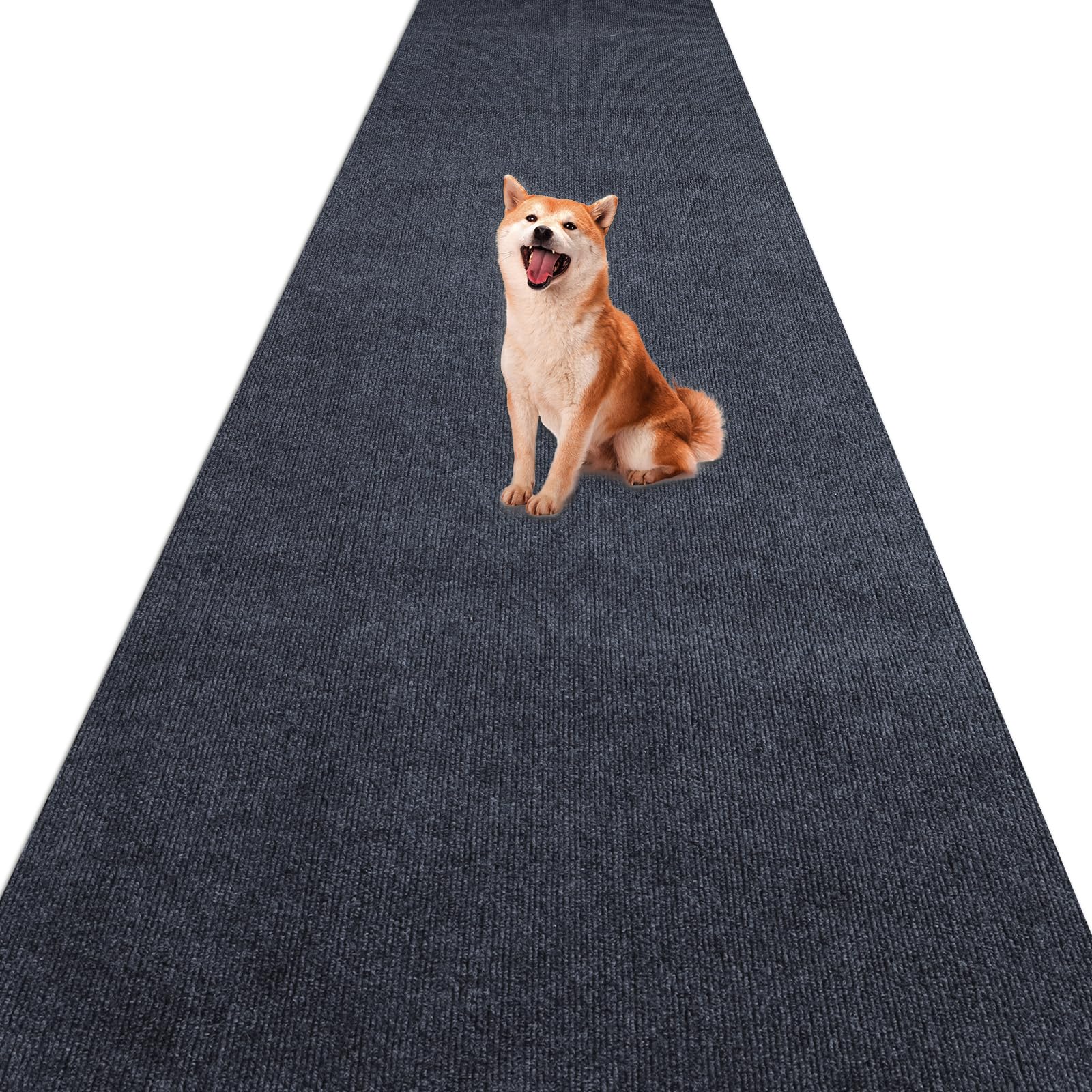 LZM 廊下 カーペット 幅80 廊下マット ロングカーペット 犬 滑り止めマット 防音カーペット 厚手 ロールカーペット 床保護マット 玄関マット 泥落とし 洗える 自由カット スレない 床暖房対応 幅80*500cm