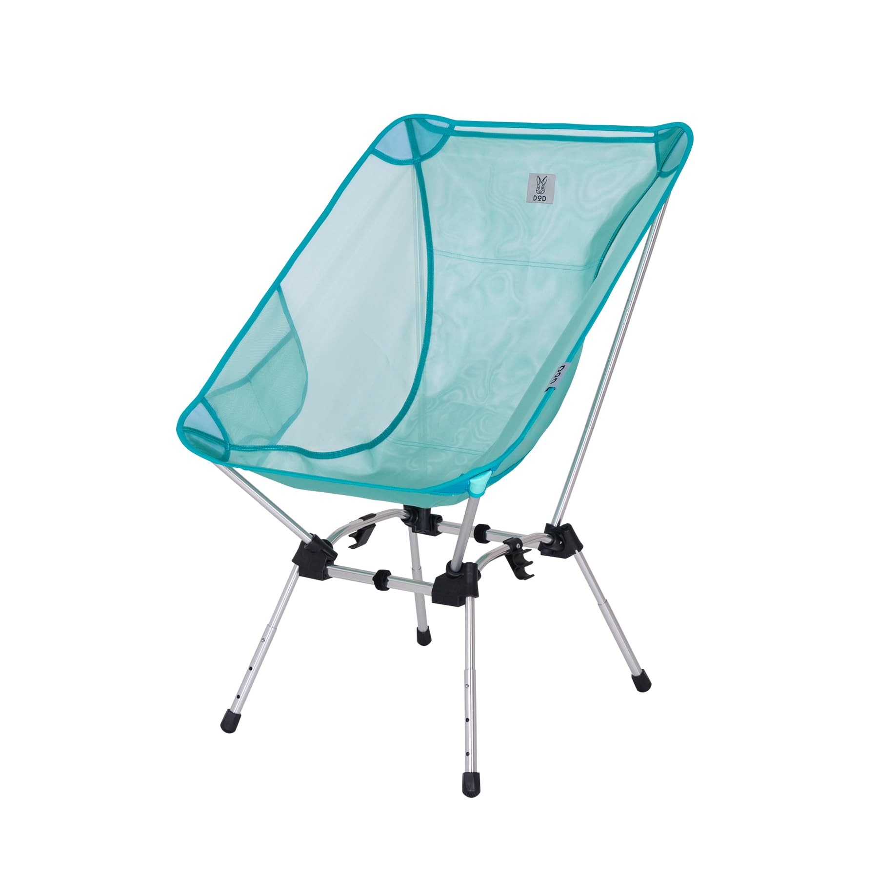 DOD(ディーオーディー) トロピカルスゴイッス 高さ調整 4段階 メッシュ 風抜け 爽やか チェア C1-080-BL