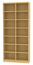 白井産業 木製 本 棚 ラック 高さ198 幅83 奥行29cm タナリオ オーダー メイド ナチュラル オーク1 強化棚 棚板12枚 (TNL-EM19883MSTF2NA)
