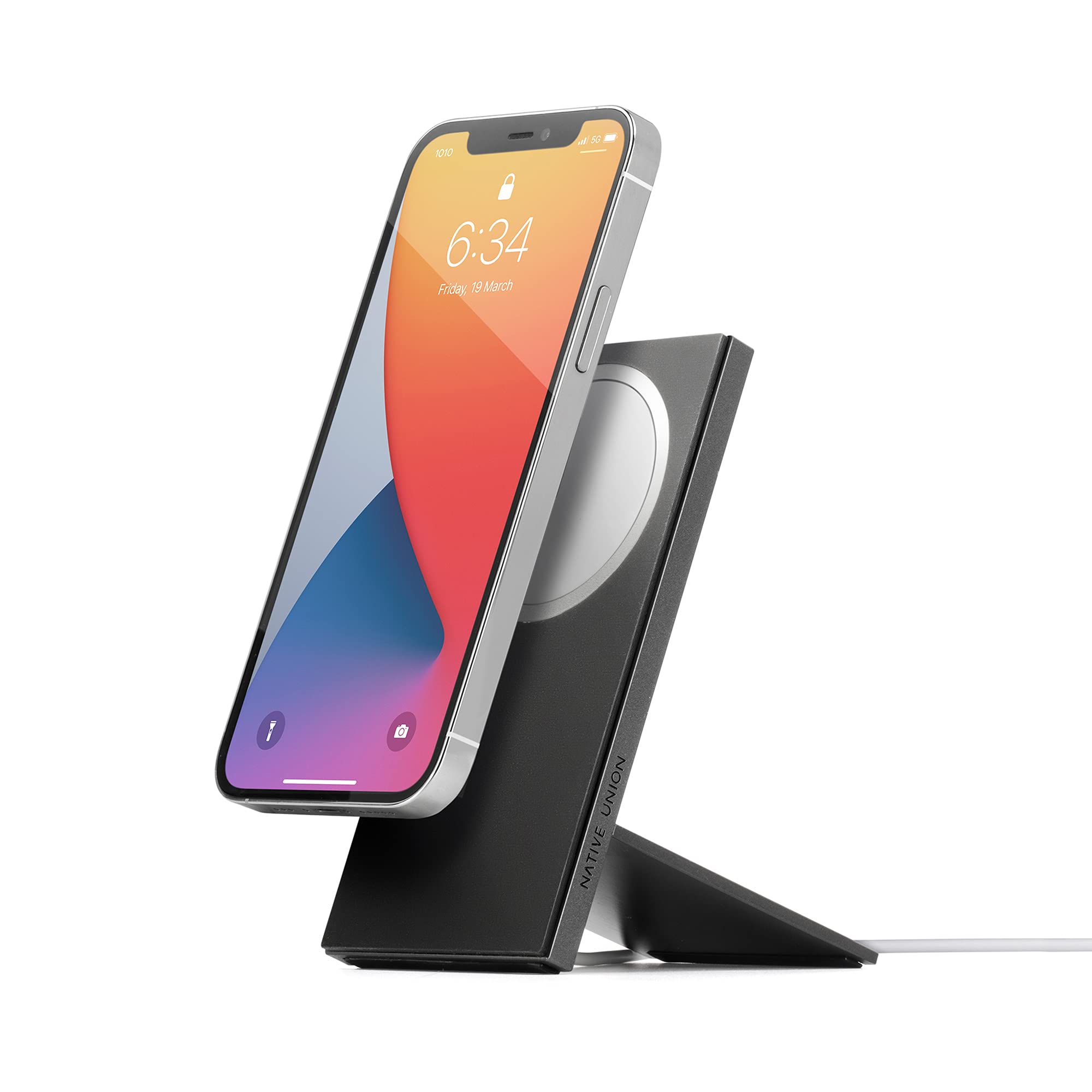 Native Union (ネイティブユニオン) Rise Dock 充電ドック ? 縦置き・横置き対応で最適化されたビューを提供 ? Snap Cableとの組み合わせが必要 ? MagSafe充電対応 あふれるプレミアムメタル製 ? 手間のかからない設