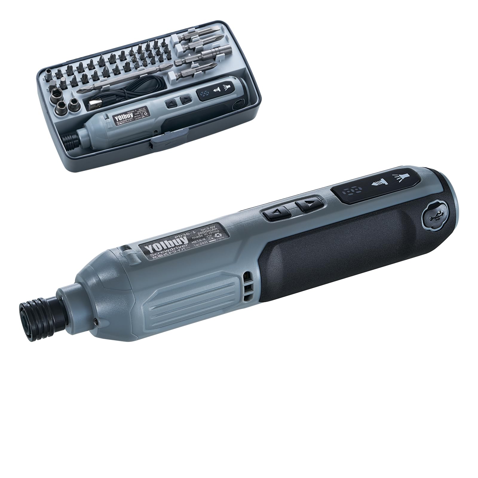 YOIbuy PRO 3.6Vżưɥ饤С, 5®max300rpm, ղž, ֥졼ǽ, ưmaxդȥ...