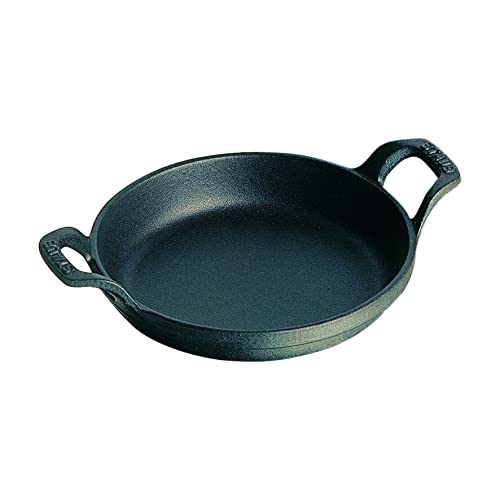 staub ストウブ ミニ ラウンド ディッシュ ブラック 12cm グラタン皿 IH対応 【日本正規販売品】 Dish 40509-472