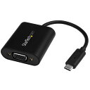 StarTech.com USB-C - VGA変換アダプタ/プレゼンテーション・モード切替スイッチ/2048x1280(1920x1200にも対応)/USB Type-C オス・VGA メス CDP2VGASA