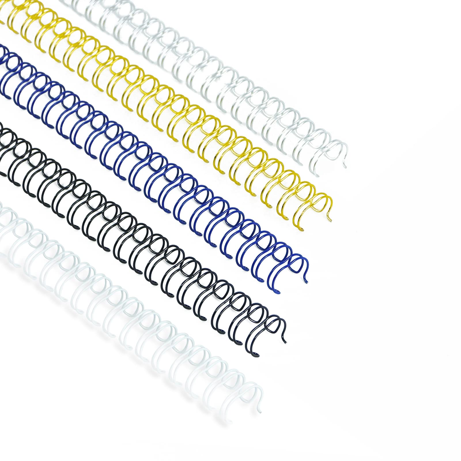 RAYSOONER WR-14.3ダブル鉄リング34穴1/3ピッチリング直径：14.3 mm製本用 マルチカラーリング 100本/箱