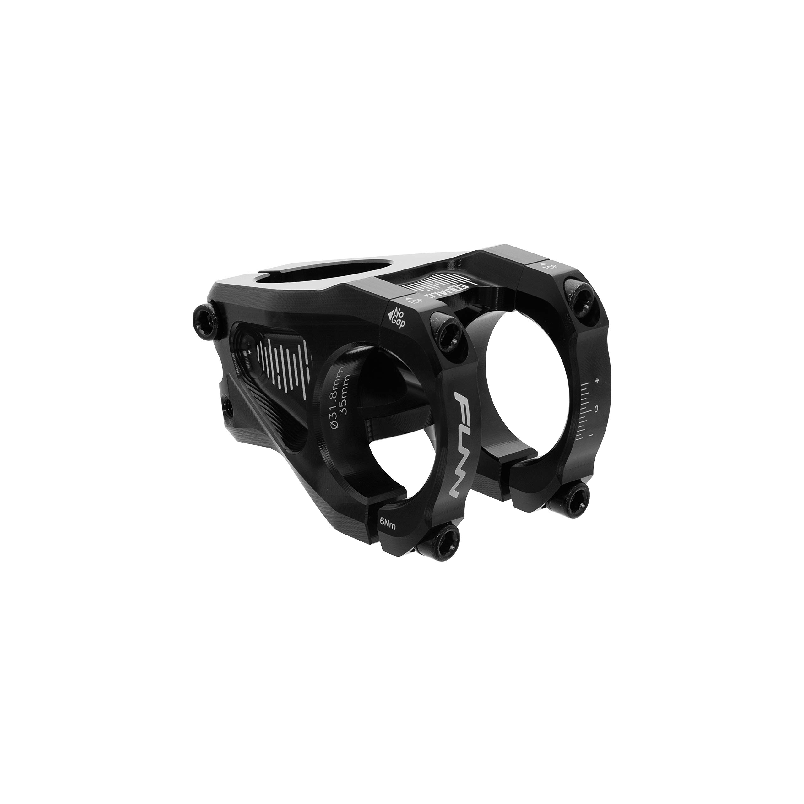 樂天商城 - Funn イコライザ（Equalizer） MTB ステム 31.8 mm × 長さ 35mm ステム - クランプ直径：31.8mm - マウンテンバイク BMX 自転車 に適用 バイク ハンドル ステム (ブラック)