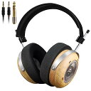 okcsc Damo ヘッドホン 有線 セミオープン型 ウッドハウジング 50mmドライバーユニット ハイインピーダンス(300Ω) 音楽・映画観賞用 3.5mm接続/6.35mm標準端子付属 PC/スマホ・ウォークマン対応